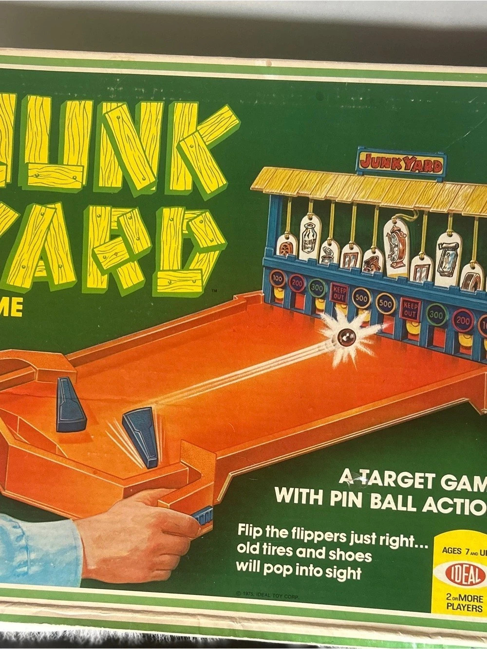 1975 Ideal Junk Yard Vintage Pinball Game